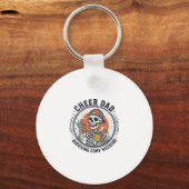 Cheer Dad Surviving Comp Weekend Skeleton Shirt_1 キーホルダー (正面)