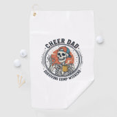 Cheer Dad Surviving Comp Weekend Skeleton Shirt_1 ゴルフタオル (インサイチュ)