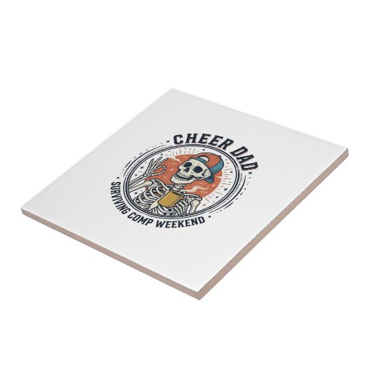 Cheer Dad Surviving Comp Weekend Skeleton Shirt_1 タイル (側面)