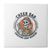 Cheer Dad Surviving Comp Weekend Skeleton Shirt_1 タイル (正面)