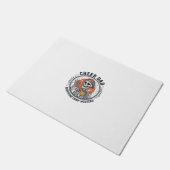 Cheer Dad Surviving Comp Weekend Skeleton Shirt_1 ドアマット (アングル)