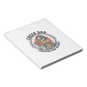 Cheer Dad Surviving Comp Weekend Skeleton Shirt_1 ノートパッド (アングル)