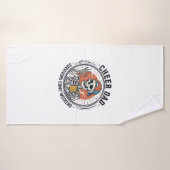 Cheer Dad Surviving Comp Weekend Skeleton Shirt_1 バスタオル (バスタオル)