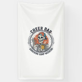 Cheer Dad Surviving Comp Weekend Skeleton Shirt_1 横断幕 (縦)