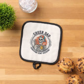 Cheer Dad Surviving Comp Weekend Skeleton Shirt_1 鍋敷き (トップダウン)