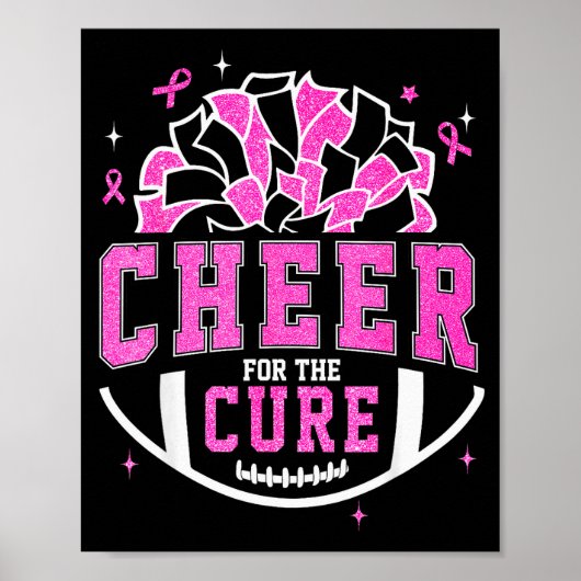 Cheer For The Breast Cancer Awareness Cheerleader  ポスター (正面)