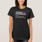Cheer Grandma Definition Cheerleading  2 Tシャツ (正面)