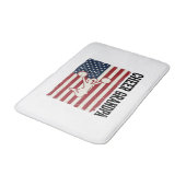 Cheer Grandpa Patriotic Vintage Flag Shirt Design_ バスマット (アングル)