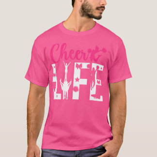 Cheer Life Cheerleader Cheerleading Tシャツ