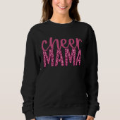 Cheer Mama  Pink Leopard Print スウェットシャツ (正面)