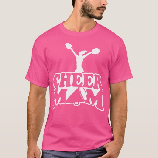 Cheer Mom Cheerleading Mother For Women Tシャツ (正面)