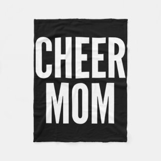 Cheer Mom Green Cheerleading Matching Parents  フリースブランケット