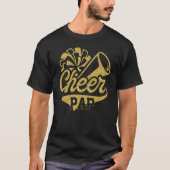 Cheer Pap Biggest Fan Cheerleader Father's Day Tシャツ (正面)
