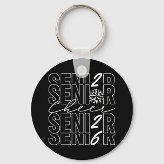 Cheer Senior 2026 Metal Circle Keychain キーホルダー