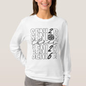 Cheer Senior 2026 Women LS Tシャツ (正面)