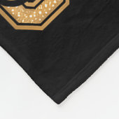 Cheer Squad Gold Funny Srt Cheerleader Cheerleadin フリースブランケット (角)