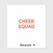 Cheer Squad Pet Parent Sticker | Gold Red Paw Mom  シール (シート)
