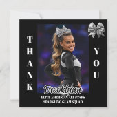 Cheer Team Cheerleader Thank You Cards サンキューカード (正面)