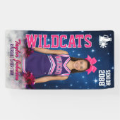 Cheer Team Custom Sports Photo Senior Cheerleading 横断幕 (横)