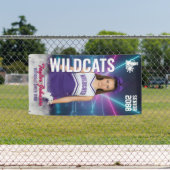 Cheer Team Sports Photo Cheerleading Senior Night 横断幕 (インサイチュ)