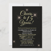 Cheer to fifteen Years - 15th Anniversary 招待状 (正面)