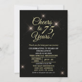 Cheer to Seventy-Five - 75th Anniversary 招待状 (正面)