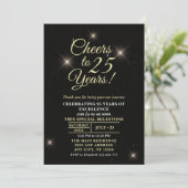 Cheer to twenty-five Years - 25th Anniversary 招待状 (スタンド正面)