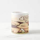 Cheer Up Boo Boo: Cute Pug Mug コーヒーマグカップ (中央)