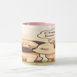 Cheer Up Boo Boo: Cute Pug Mug マグカップ