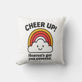 Cheer Up – Heaven’s Got You Covered Rainbow Faith  クッション