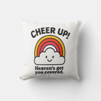 Cheer Up – Heaven’s Got You Covered Rainbow Faith クッション