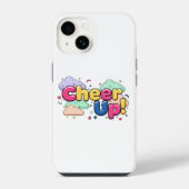 Cheer Up Minimalist Phone Case iPhoneケース (裏面)