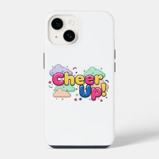 Cheer Up Minimalist Phone Case iPhone 14ケース