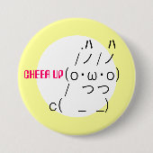 Cheer up Rabbit 缶バッジ (正面)
