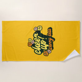  CHEER UP WORRY LESS BEACH TOWEL  ビーチタオル