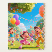 🎈 Cheerful Adventure Daily Planner | Fun for Kids プランナー手帳 (裏面)