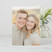 Cheerful Beige Naturalistic Photo 招待状 (スタンド正面)