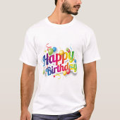 Cheerful Birthday T-Shirt Tシャツ