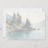 Cheerful Blue Denim Photo 招待状 (裏面)