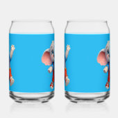 Cheerful blue glass concept ガラス缶 (左)