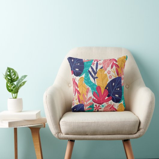 Cheerful Canvas Decorative Pillow クッション (椅子)