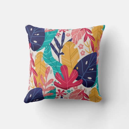 Cheerful Canvas Decorative Pillow クッション (裏面)