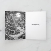 Cheerful Christmas card with custom message シーズンカード (内部)