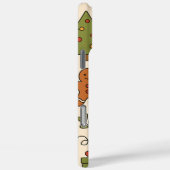 Cheerful Christmas Doodle Pattern Case-Mate iPhoneケース (裏面 / 右)