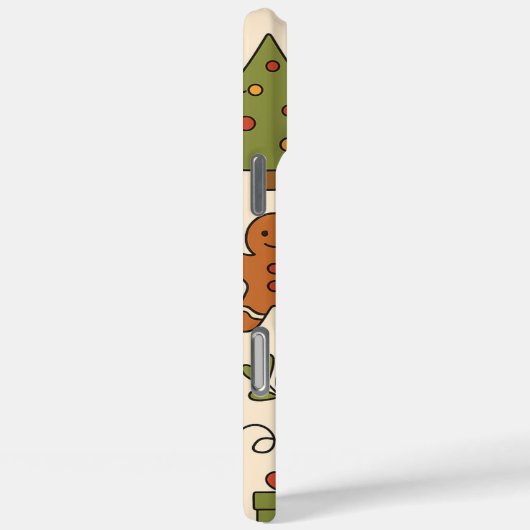 Cheerful Christmas Doodle Pattern Case-Mate iPhoneケース (裏面 / 右)