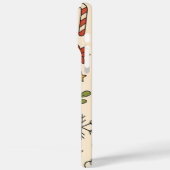 Cheerful Christmas Doodle Pattern Case-Mate iPhoneケース (裏面 / 左)