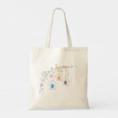 Cheerful Cute Birds In Cages Tote Bag トートバッグ (裏面)