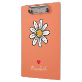 Cheerful Daisy Illustration – Cute Retro Design クリップボード (左)