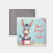 Cheerful Donkey Vote Reminder マグネット (正面/裏面)