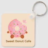 Cheerful Donut With Sprinkles キーホルダー (裏面)
